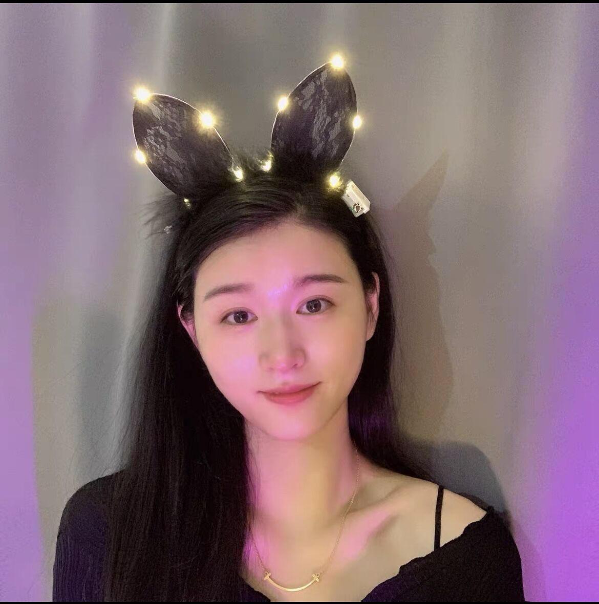 Brillante zorro orejas cinturón de cabello lámpara ángel cinturón de cabello super inmortal cinturón de cabello red rojo lindo gato orejas tocado plumas conejo