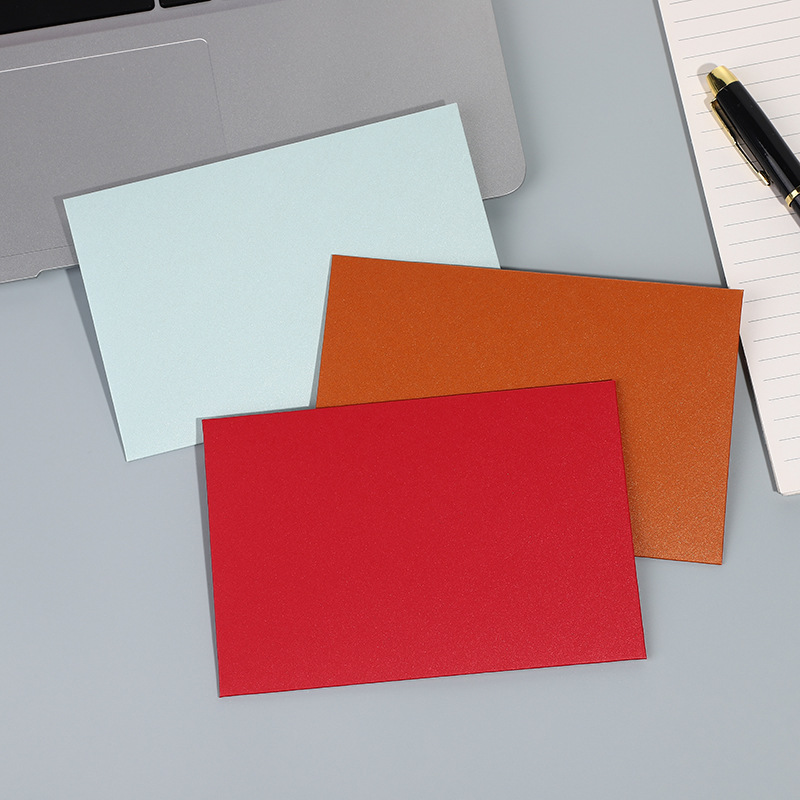 Papel nacarado de color engrosada sobre Western amor carta invitación embalaje sobre retro color sólido sobre Carta papel