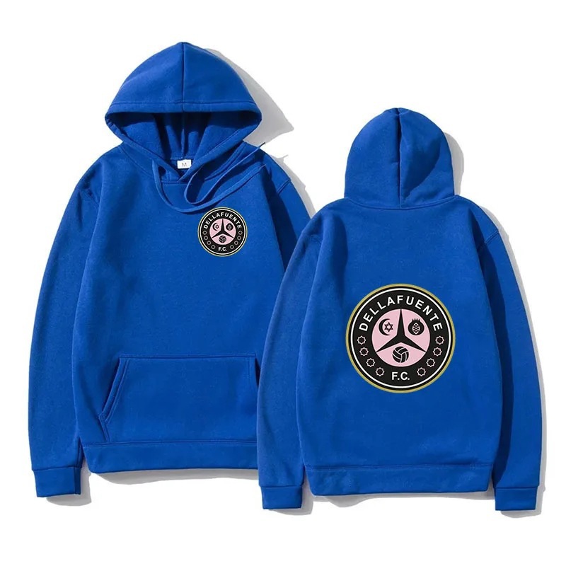 Dellafuente Gráfico Hoodie Autumn Men Women Long Sleeve Clot