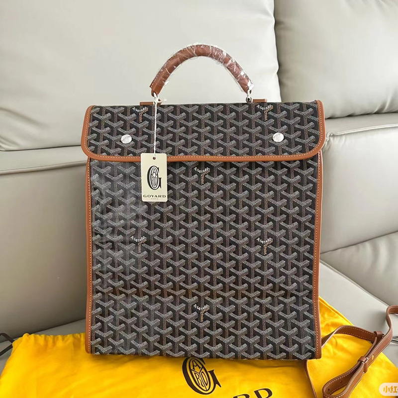 Goyard Goya Dog Tooth 2025 New Men's and Women's Same Style Backpack Casual Fashion Folding Travel Backpack School Bag