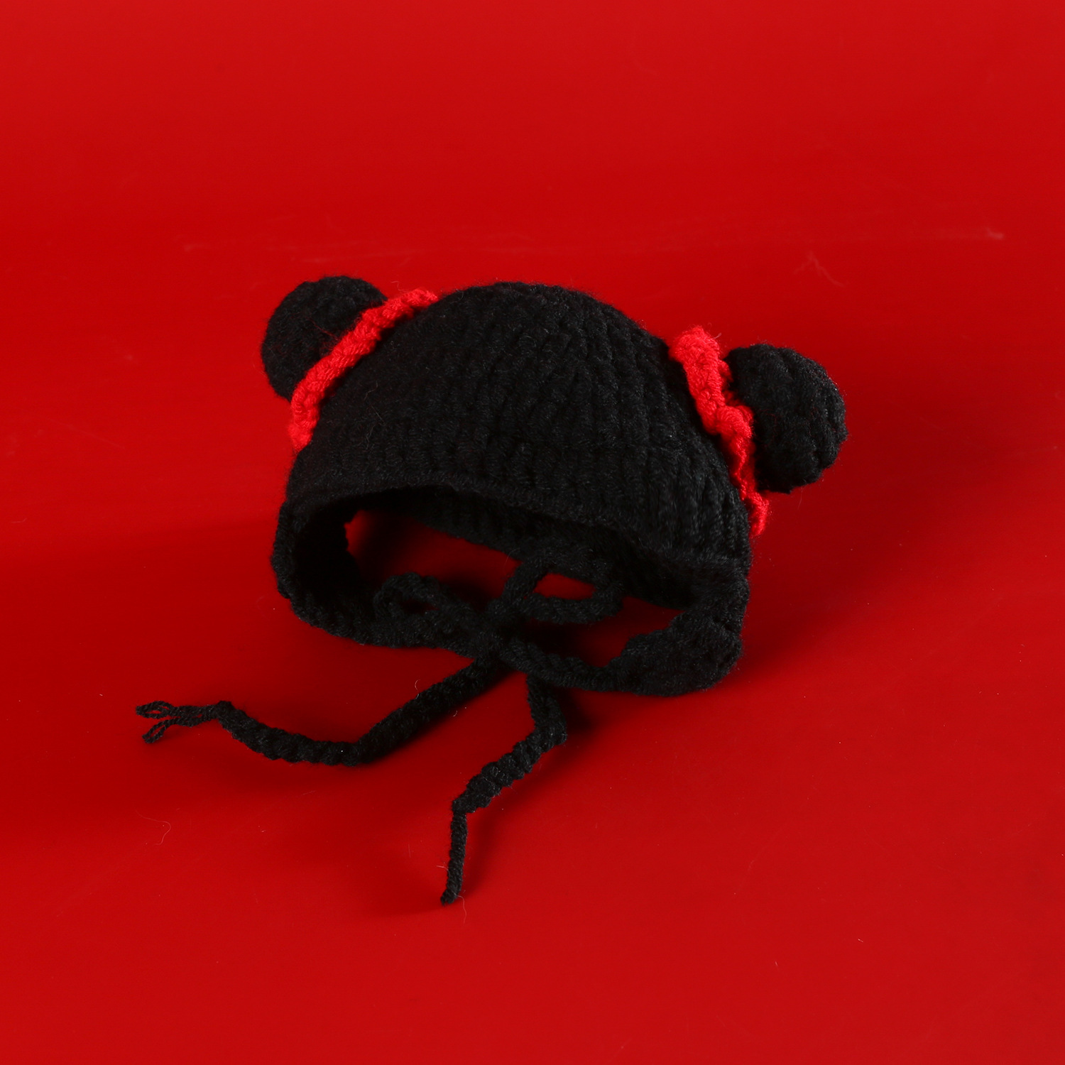 Gancho de mano de lana para mascotas Nezha gorra para gatos perros Teddy Bear adorable accesorios de tocado de dibujos animados para mantenerse caliente image 6