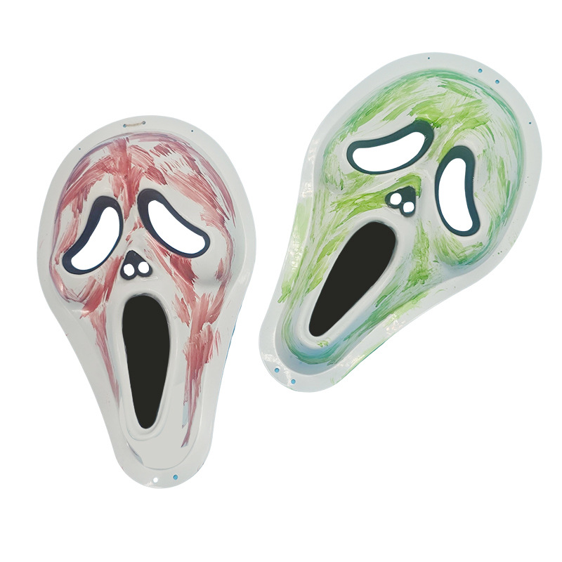 Halloween cos horror extraña gritos máscaras parodia máscaras de brujería adornos colgantes props de disparo decoraciones