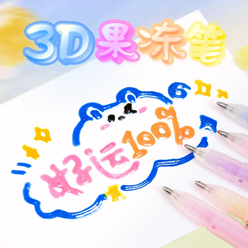 Трехмерная милая шариковая ручка для учеников начальной школы, 3D, DIY