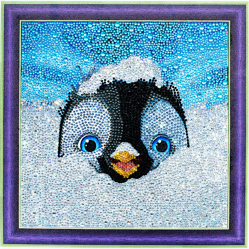 Pintura de Diamantes 5D para Niños, Diseño de Animales, Gato, Punto de Cruz, Cristal, Decoración, Manualidades, Amazon Transfronterizo