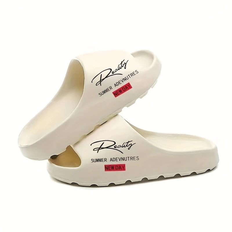 Women's Summer Cross-Over Coconut Slippers Thick Soled Non-Slip Wear-Resistant Quiet Outdoor Fashion Sandals For Couples Bathroom Use_voghion.com