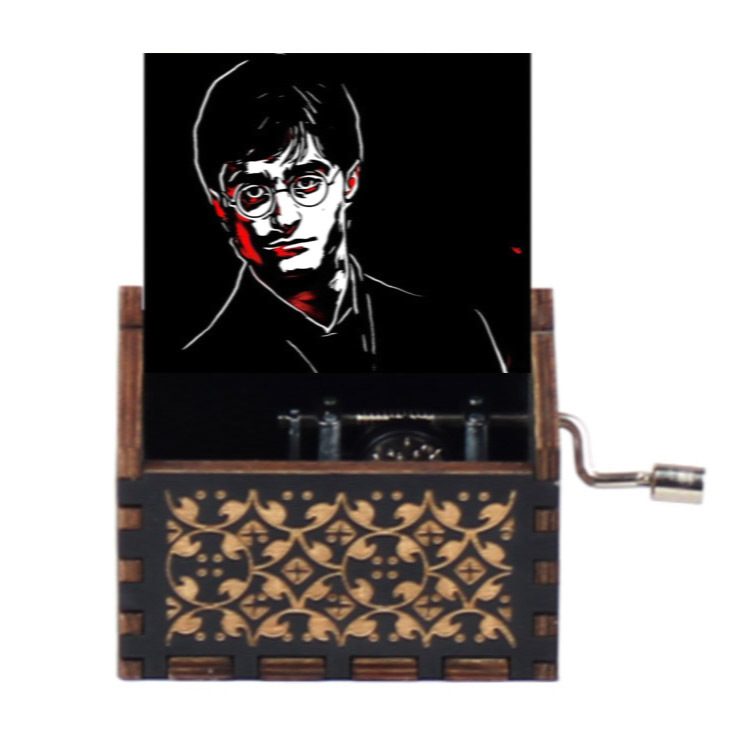 源工場ハリーポッターハイドウェイ手揺れ木製オルゴールミニオルゴールクリエイティブ誕生日プレゼント