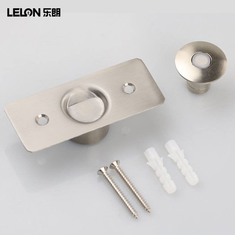 Personalizado acero inoxidable oculto bloqueo de puerta magnética puerta invisible succión baño puerta de madera dormitorio puerta anticolisión bloqueador de puerta
