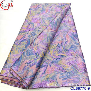 ���y���p��̽����L�Ứ���\������ African Brocade Lace Fabric