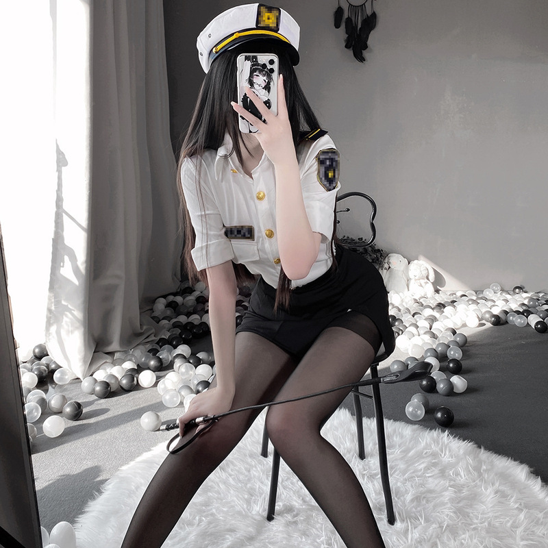 Lin Linting Sexy Lingerie Uniform Temptation Pure Desire Clothing Uniform suit Flirting Hot Bed Passion