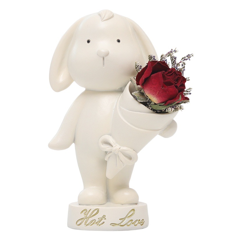 Nanyuan Chuanfang zakka dibujos animados flor Ángel resina decoración creativa maceta micro paisaje jardinería Decoración