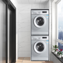 SW1C批发双机位洗衣机柜伴侣干衣机一体柜上下叠放组合阳台烘干机