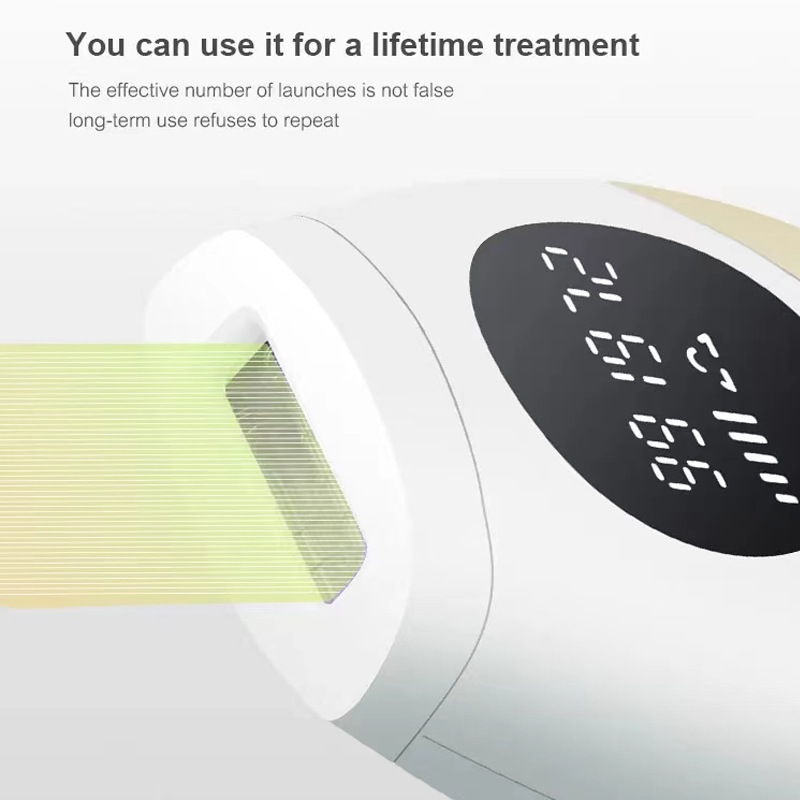 Cross-border exclusive household hair removal device, portable handheld facial and full-body painless IPL hair removal device