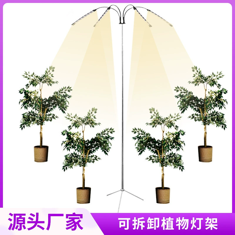 Трансграничные горячие продажи растений рост держатель лампы из нержавеющей стали маленький железный каркас съемный напольное штатив