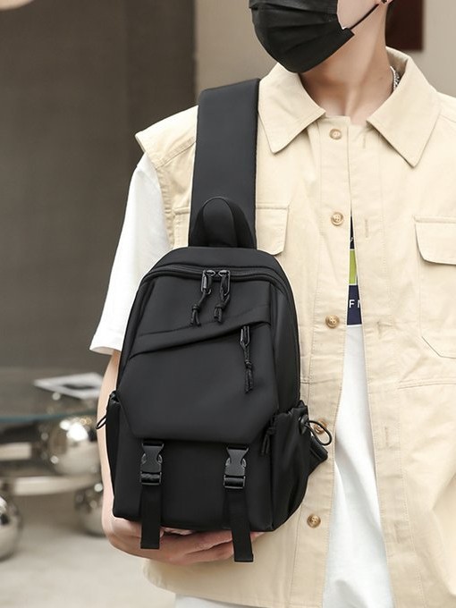 Bolso de los hombres bolsa de mensajero del hombro bolsa de mensajero de negocios al por mayor estudiante de la escuela secundaria ocio al aire libre multi-funcional bolsa de pecho