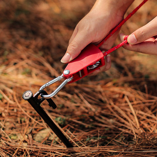 Outdoor pulley adjuster tent holder reflective wind rope thick canopy umbrella rope 6mm metal lifting slide