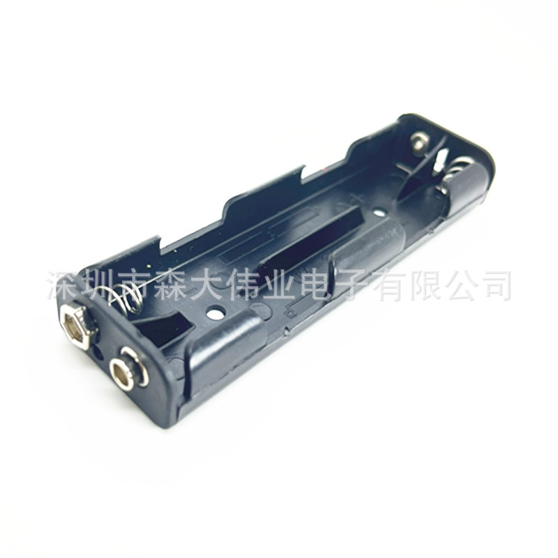 5号4节 AA电池盒 带9V公母扣 5号4节电池盒 6V 长条电池盒 电池座