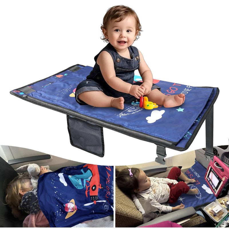 アマゾン子供用飛行機ハンモック、キルト付き、安全で快適、ベビーフットレスト、フットペダル、飛行機シートエクステンダー|undefined