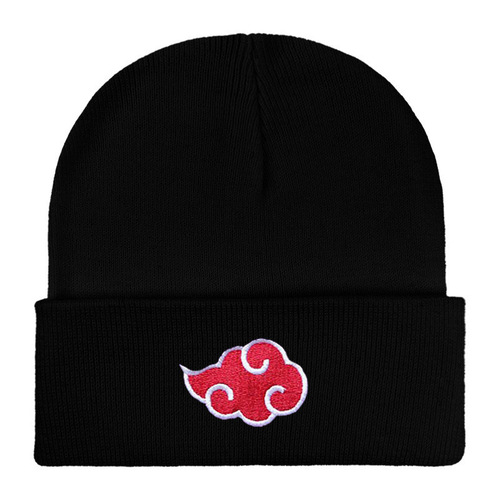 Naruto Shippuden Cloud Autumn/Winter Knitted Hat Cartoon Anime Warm Woolen Hat New Style Popular Cross-border Men Women Cold Hat