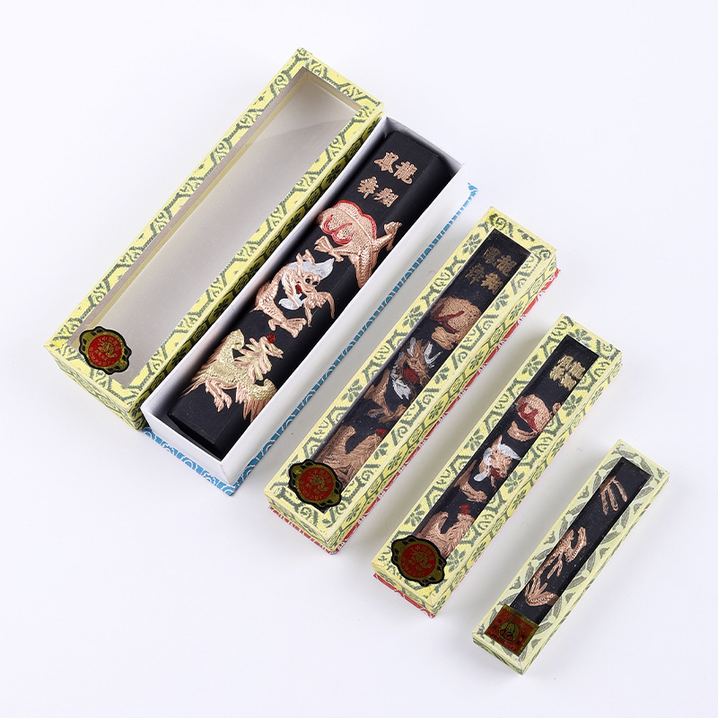 1-8 taels of Anhui ink sticks, ink ingots, various styles of oil fume ink, four treasures of the study, hand-ground ink in the study room