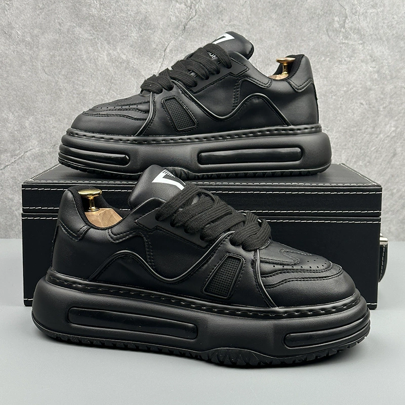 Sports men's summer white shoes platform, sneakers, high-quality style