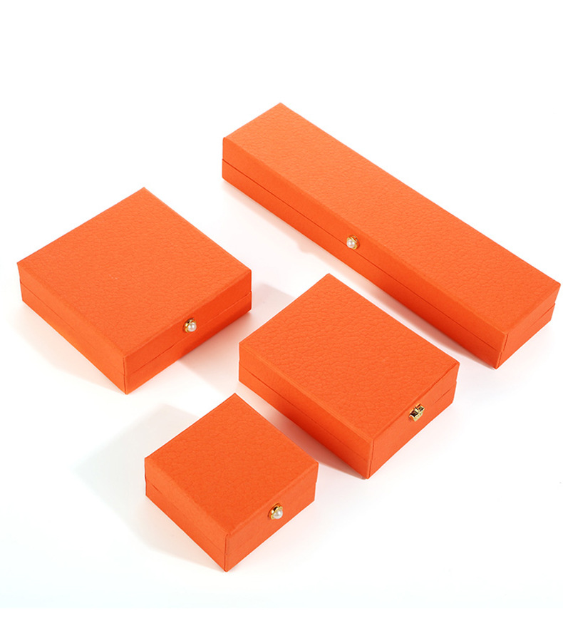 1 Piece Quantity Daily Occasion Business Simple Style Solid Color Paper Jewelry Boxes