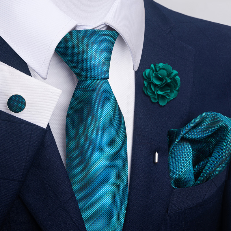 135g Weight Square Scarf, Cufflinks, Tie Classification Polyester Yarn Material Geometric, Stripe, Cashew Nuts Pattern All Seasons Season Men's Gender Commute Style Commute Geometric Stripe Cashew Nuts Polyester Yarn Men's Square Scarf Cufflinks Tie 33