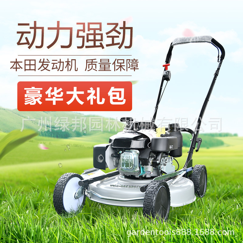 奥玛克530C草坪机侧排割草机汽油21寸手推式草地家用割草机