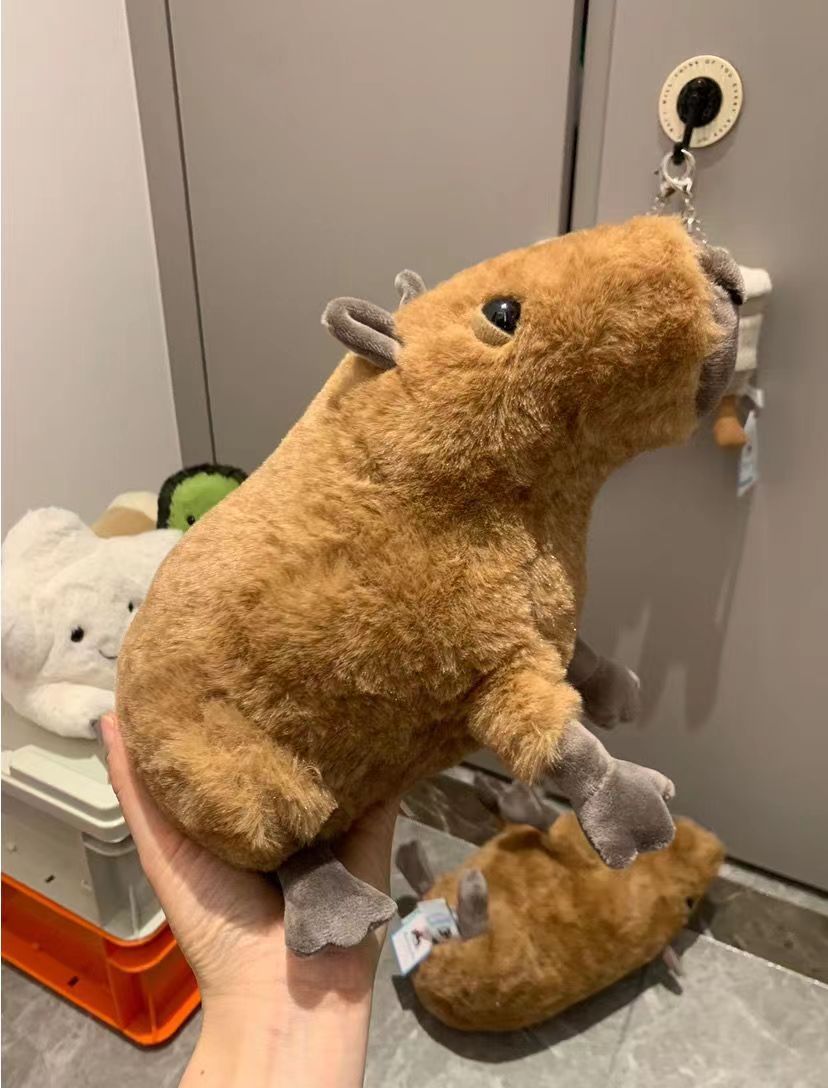 原Jellycat新品玩偶卡皮巴拉水豚啪啪毛绒玩具公仔可爱网红礼物-阿里巴巴