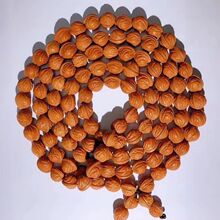天然明星爆款秦岭龙纹核桃佛手串108颗桃核项链挂脖手持桃核保真