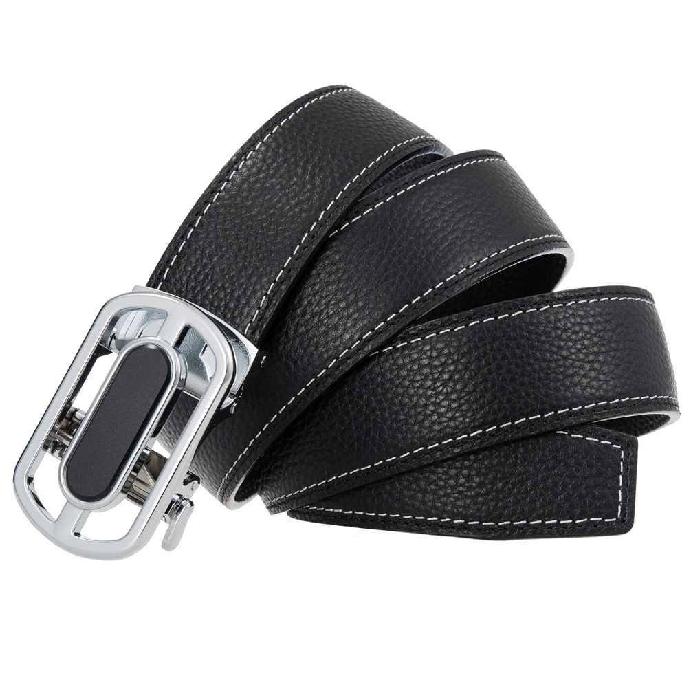 Fashionable leather durable double-sided belt, cowhide