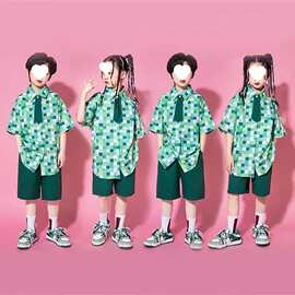 六一儿童啦啦队舞蹈演出服衬衫小学生运动会开幕式表演服装合唱服