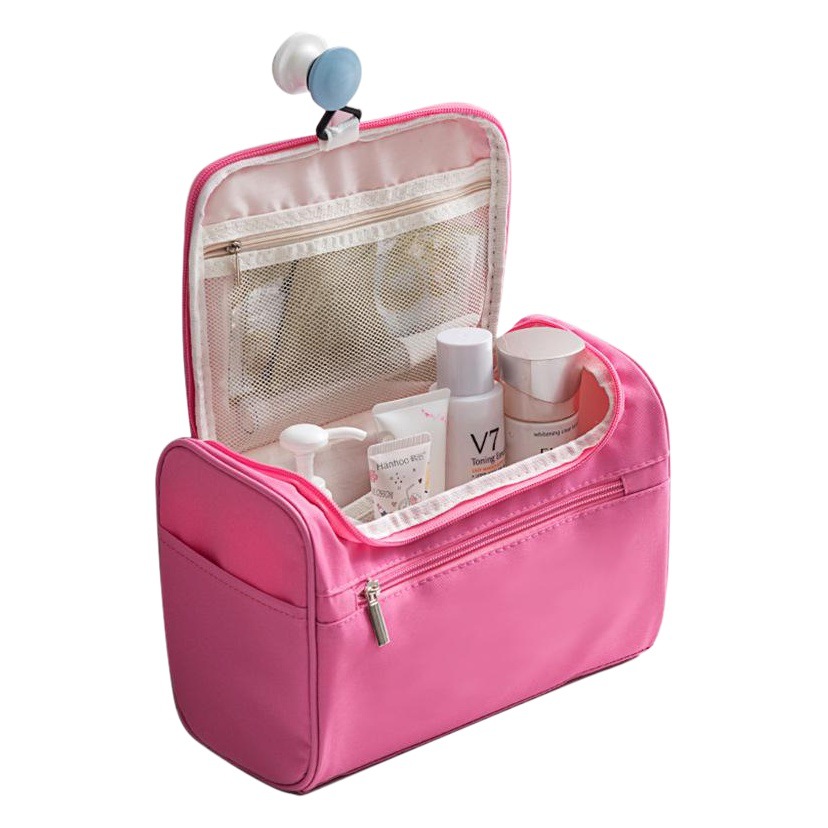 Portátil simple bolsa de lavado de gran capacidad de viaje almohada gancho bolsa de lavado impermeable Oxford tela bolsa de almacenamiento portátil