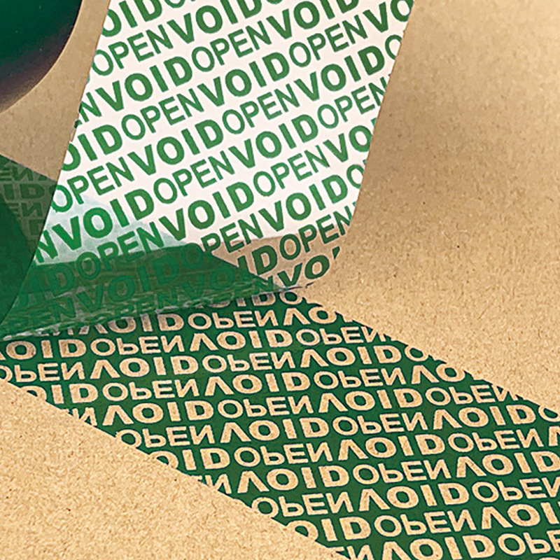 Cinta anti-falsificación personalizada VOID OPEN revela caracteres retenidos, anti-robo desechable, anti-caída, anti-desmontaje y anti-manipulación