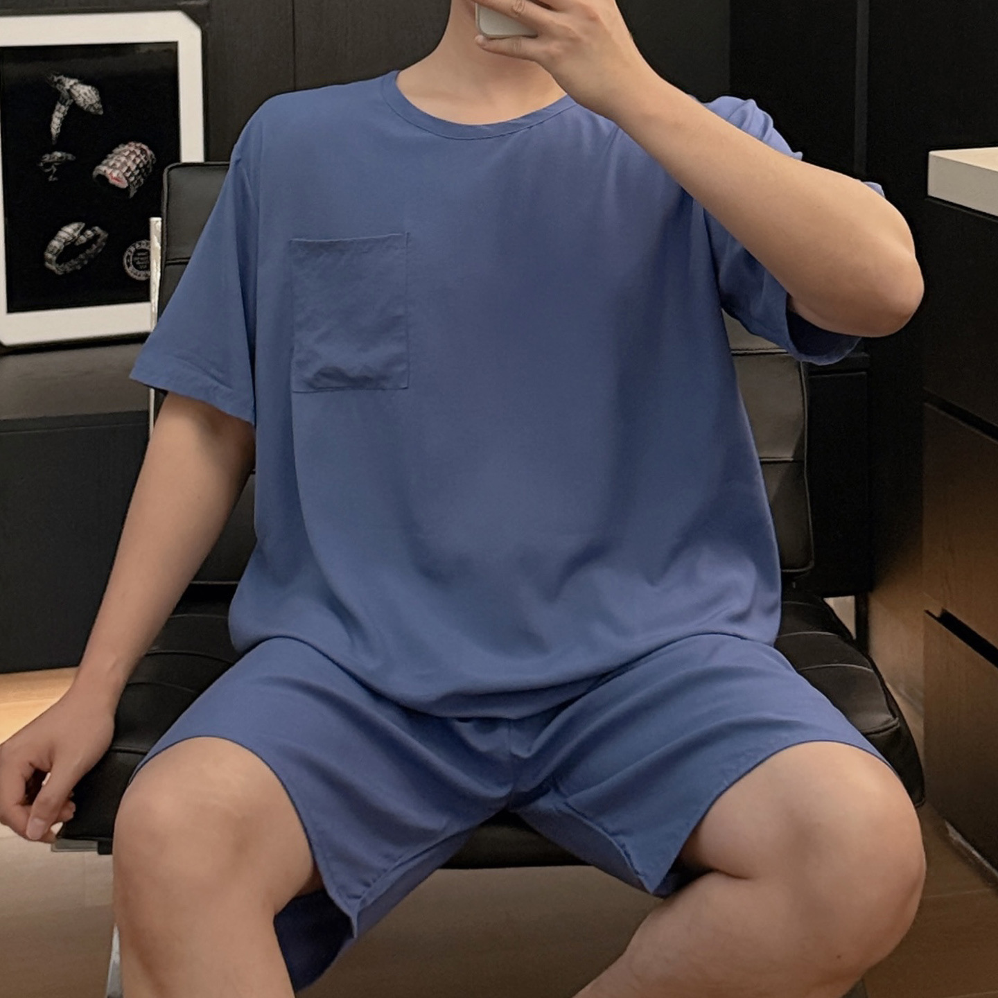 YY2328 쇼트-씨블루