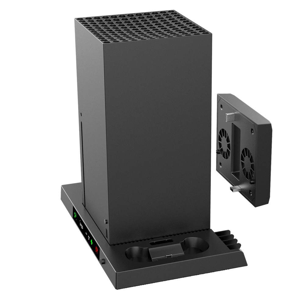 Xbox Series X juego anfitrión multi-función de refrigeración de base inteligente cargador de auriculares colgador tarjeta de almacenamiento