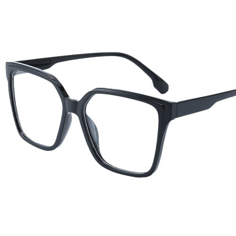 2025大框方形眼镜框平光镜女防蓝光眼镜素颜显脸小框架眼镜Glasse|undefined