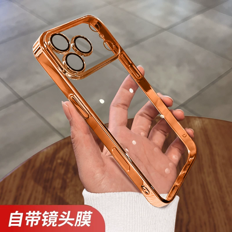 Apple, совместимый прозрачный чехол для телефона, линза, iPhone 16, защитный чехол, iphone, 16promax