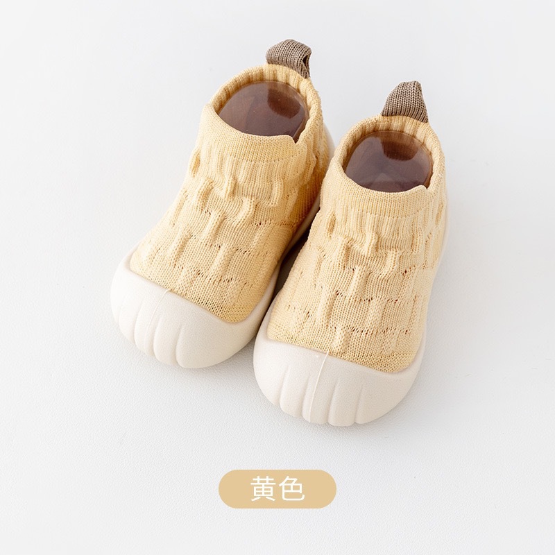 Zapatos de piso para bebés primavera y otoño nuevos zapatos de piso suave para bebés de color sólido zapatos para niños y niñas