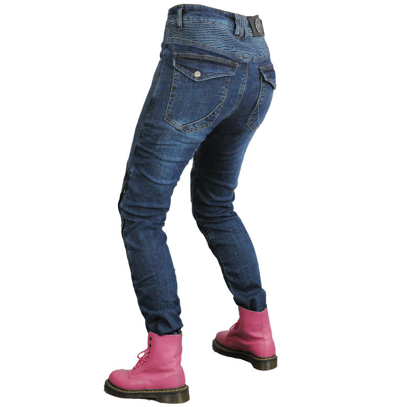 Volero motocicleta jeans motocicleta montar pantalones de Caballero de las mujeres pantalones de carreras de algodón puro Kevlar resistente a las lágrimas