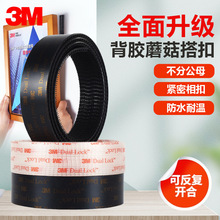 3M蘑菇搭扣SJ3550CF SJ3551CF 魔术贴带背胶相框胶强力粘胶SJ3560