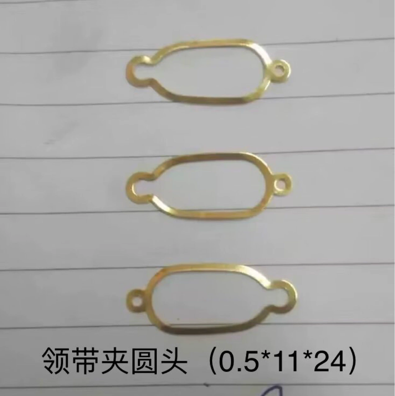 Подвеска-зажим с медным воротником, ломтики лимона