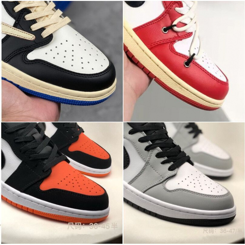 Putian Low-Top High Version Lightning Barb Fujiwara Hiroshi Sneakers Shadow Gray North Carolina Blue Basketball Shoes