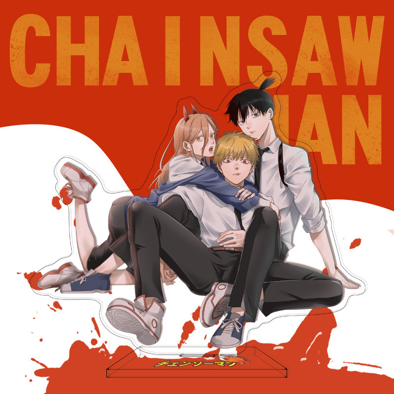 【鴻逸】チェーンソー人アニメアニメ漫画周辺立札16cm電次パワ国境を越えたソースはd制|undefined