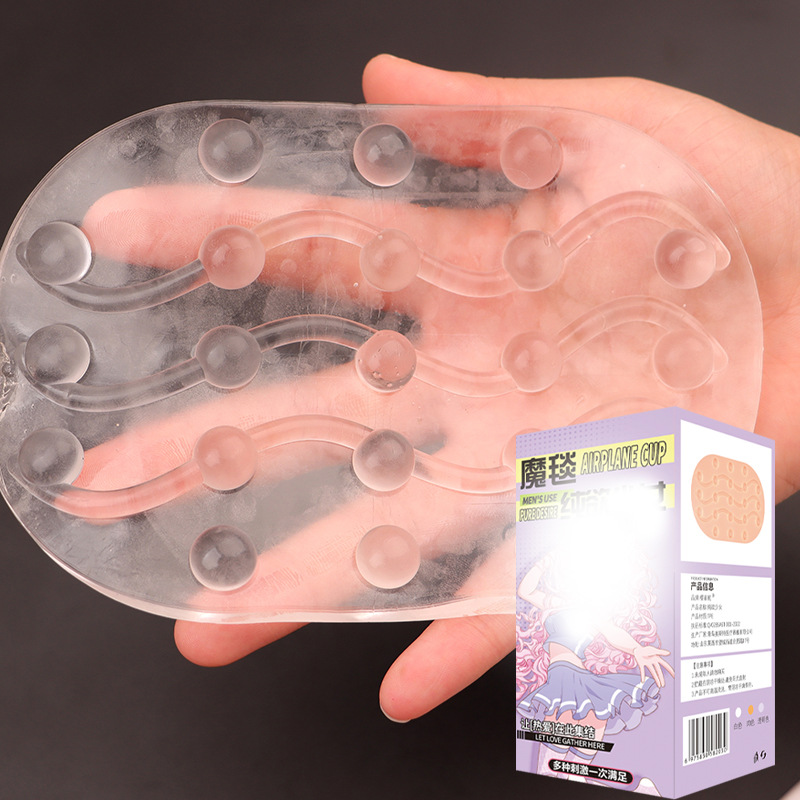 Magic Carpet Manual Masturbator Cup for Men, TPE Sleeve, Flesh Tone — detail image 8