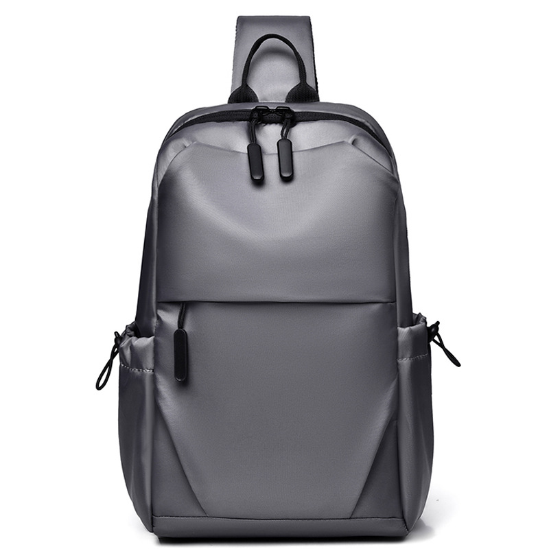 Bolso en el pecho de los nuevos hombres casuales Bolso en el pecho de tela Oxford de gran capacidad Bolso anti-salpicaduras Bolso bandolera para deportes al aire libre