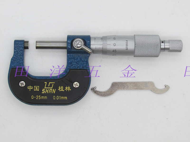 正品桂林桂量外径千分尺0-25-50-75-100-125-150-300螺旋测微器