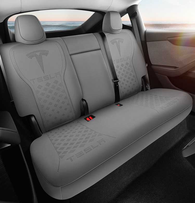 23-2526 Tesla Model Y/Huanxin 3 Special Car Seat Cushion Four-Season Seat Cover Half-Pack Non-Warping Seat Cover