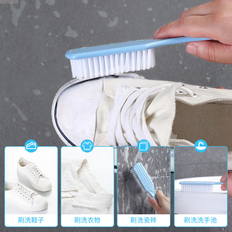 多機能家庭用プラスチック洗濯ブラシカラー軟毛靴ブラシ服清潔ブラシ洗濯ブラシ板ブラシは靴を傷つけない|undefined