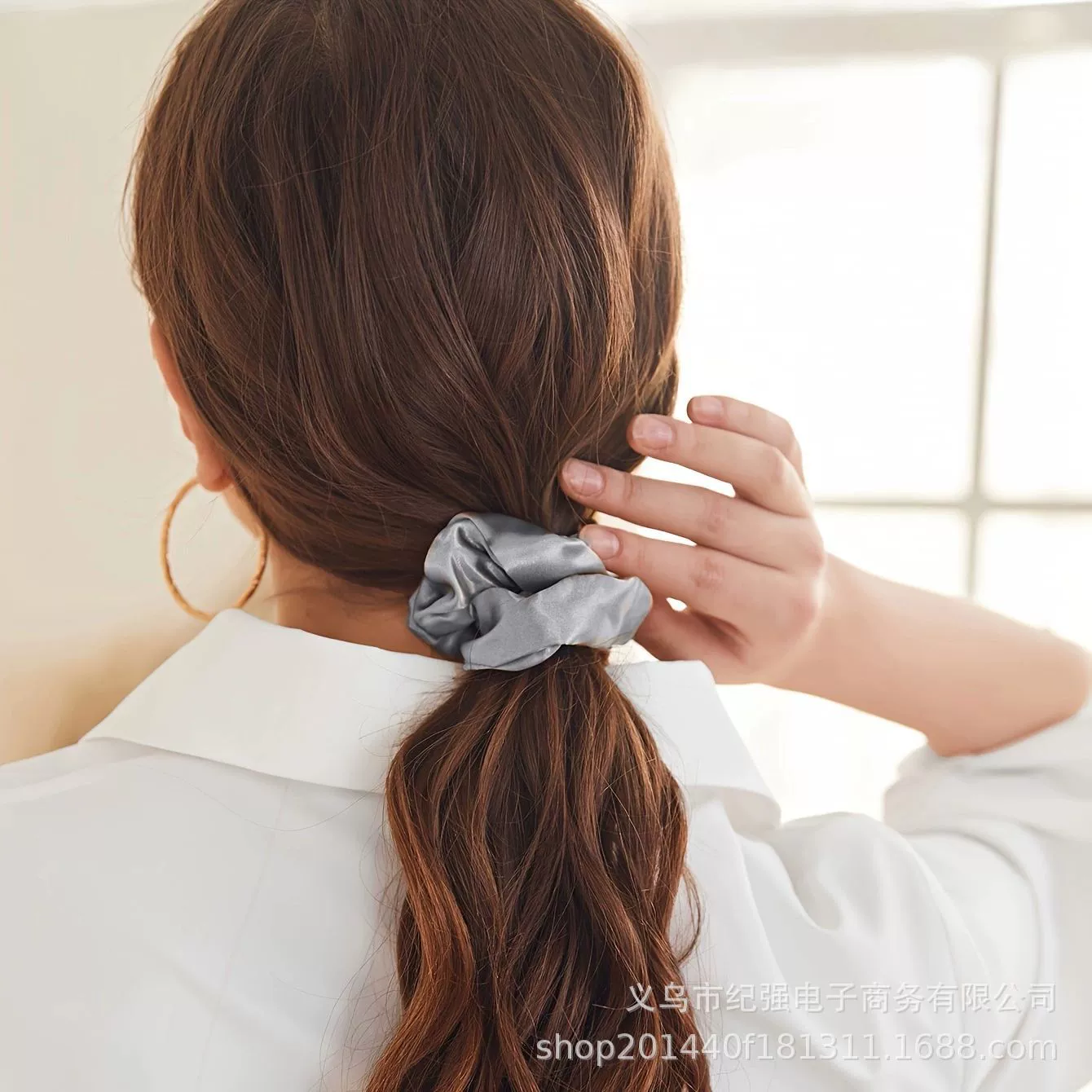 Женский большой кишечник Hairstyling резинка многоцветный набор больших и малых резинок 12 шт. Элегантный аксессуар для волос
