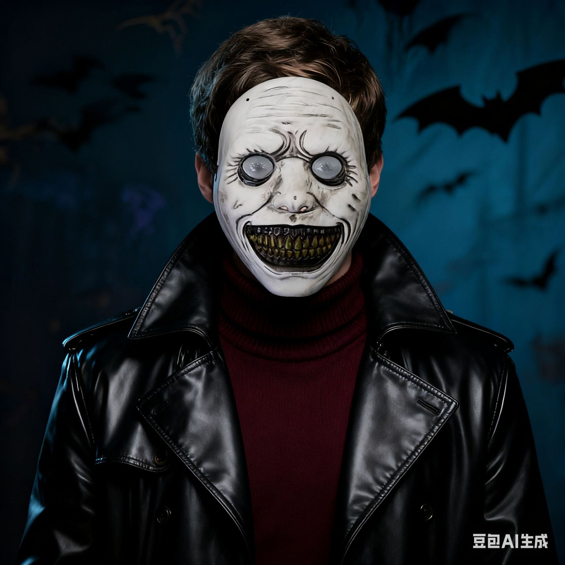 Máscaras de Halloween sonrientes extrañas máscaras de carnaval máscaras de cosplay máscaras de celebridad en línea máscaras similares